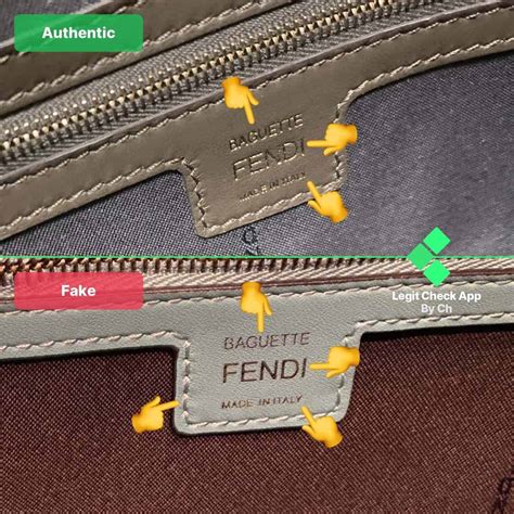 how to spot a fake fendi baguette|fendi baguette counterfeit.